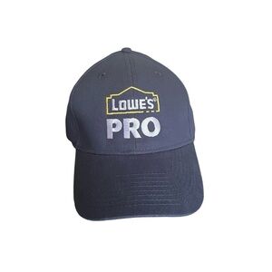 Hit Lowes Pro Baseball Cap Hat One Size Blue Cotton